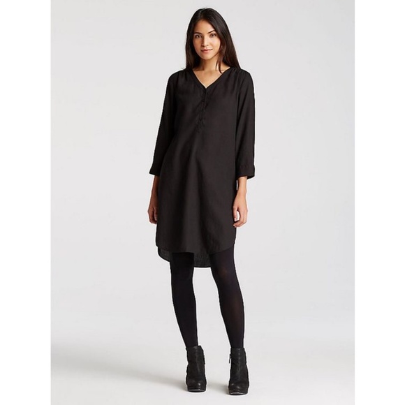 Eileen Fisher Dresses & Skirts - NWT Eileen Fisher V-Neck Knee-Length Tencel Dress